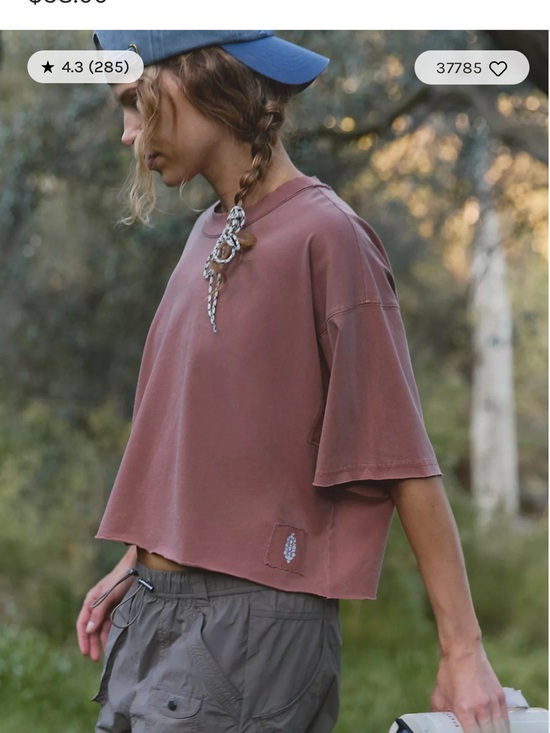 FP Movement by Free People Tops - *SOLD* FP Movement by Free People Oversized Short Sleeve Tee in Light Mint